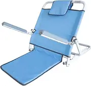 Adjustable Bed Back Rest with Armrests, Seven Gears Adjustable Bed Back Support Back Cushion Back Support Old People Bedridden Nursing Supplies Patient