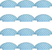 [Unikstone] 12Pcs Washable Cloth Mop Pads for Ecovacs Deebot Ozmo T8 AIVI T8 Max T8 T8+ Series/ T9 /N8, N8 Pro Plus/ N8 Pro, for Yeedi Vac/Yeedi Vac Max/Yeedi Vac Station Robot Vacuum Replacement Parts