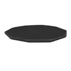 Bestway Round PVC 16 Foot Pool Cover for Above Ground Pro Frame Pools with Drain