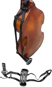 Yinfente Upright Bass Cart Bass Wheel Alternative Transport Carry String Bass Dolly Transport Double bass Strong Durable