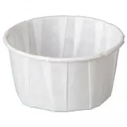 200x Pleated Paper Portion Cup 3.25oz/96ml For Providing Samples or Medicati
