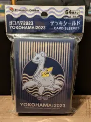 Pokemon Yokohama 2023 Lapras & Pikachu Card Sleeves SEALED - US Seller