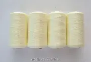 EGGSHELL #702 SPUN POLYESTER SERGER & QUILTING THREAD 4 TUBES 1000 YDS. EA