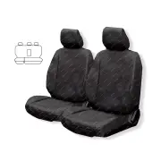 Rear Black Cross Country Seat Covers for Toyota Hilux SR/SR5/Rogue Double Cab