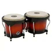 LP LATIN PERCUSSION CITY VINTAGE SUNBURST WOOD BONGO DRUMS - LP601NY-VSB