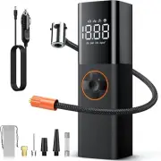 Tyre Inflator Portable Air Compressor, DC 12V Small Air Pump for Car Tires, 150P