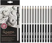 Cezanne Premier Soft Core Black Colored Pencil Only Single Color, Bulk 12 Count for Drawing, Coloring & Sketching