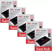 SanDisk SSD Ultra 3D 250GB 500GB 1TB 2TB 4TB SATA III 3D NAND 2.5" Internal LOT