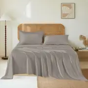 THXSILK Luxury Mulberry Silk Bed Sheets Set - 4pcs Silk Sheets Set 16" Deep P...