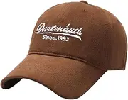 [Generic] Caps Men Women Fashion Baseball Cap Cotton Baseball Cap Spring and Summer Letters Embroidered Curved Brim Outdoor Travel Hat Baseball Cap Storage Bag