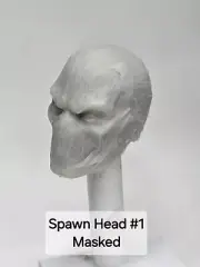 3d Printed SPAWN HEAD#1 MASKED 1:12 6" SCALE Joe Classified/Marvel Legends