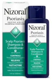 Nizoral Scalp Psoriasis Shampoo And Conditioner 11 oz (Pack Of 2 Bottles)