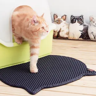 國際貓家-韓國Blackhole Litter Mat 專利 落貓砂墊 -可愛貓咪