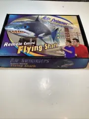 Air Swimmers Remote Control Flying Shark Swims Open Box Sealed Contents