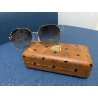 在飛比找蝦皮購物優惠-［全新］MCM 墨鏡 太陽眼鏡🕶️漸層咖色金粉框