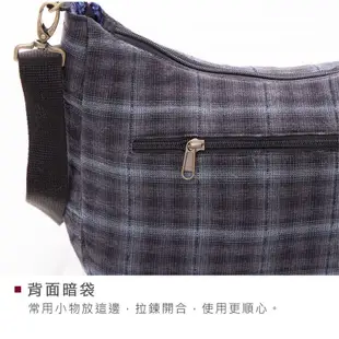 貓頭鷹大肩包 斜背包 台灣製造設計手作拼布包