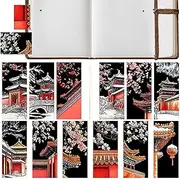 Scratch Bookmark Kit - Christmas Scratch Note Set of 12,Bookmarks Art Paper Kit for Kid Students Christmas Party Favor
