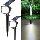 Outdoor Solar Spotlight 3 Brightness Levels Auto On/Off Cool Light for Garden AU