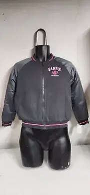 LL Mattel Barbie Lightweight Bomber Jacket Girls Size XL 14-16