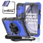 Case for Samsung Galaxy Tab A9 Tablet Case 8.7-inch 2023 with Tempered Glass