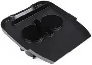 ATATQY ABS Black Car Central Control Water Cup Holder Mobile Phone Tray Storage Box Compatible for BMW IX1 X1 U10 U11 2023-2024 Auto Accessories