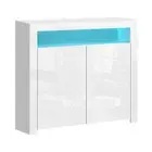 Artiss Buffet Sideboard LED Cupboard Pantry Cabinet 2 Doors Storage Shelf New