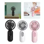 Portable Mini Personal Fan Handheld Fan 3 Speeds Portable Low Noise USB Mini Fan