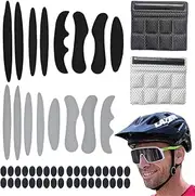 CATOR Set of 2 Helmet Pads, Foam, Replacement Bicycle Helmet Pads, Multifunctional Bicycle Helmet Pads, Universal Bicycle Helmet Pads, Replacement Helmet Pads, Replacement Helmet Padding