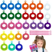 Hazms 293 Pcs Loom Potholder Loops 7" Weaving Loom Loops for Kids Weaving Cra...