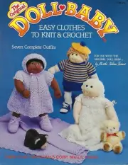 VTG Doll Baby Easy Clothes to Knit & Crochet Patterns Cabbage Patch Kids Book