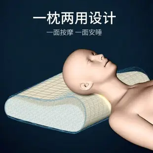 智能頸椎按摩器枕頭多功能頸部腰部背部肩部按摩枕家用加熱腰椎儀