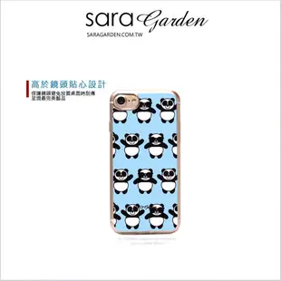 【Sara Garden】客製化 軟殼 蘋果 iPhone6 iphone6s i6 i6s 手機殼 保護套 全包邊 掛繩孔 可愛墨鏡熊貓