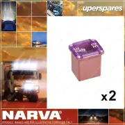 2 x Narva 30 Amp Pink Female Mini LJC Fusible Links Blister Pack 51030BL