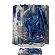 Nightfall Cool Purplish Dragon Shower Curtain
