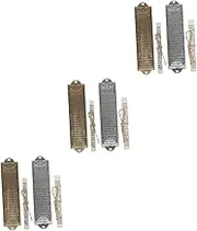 PartyKindom 6 Sets Metal Mezuzah Decor House Mezuzah Jewish Religious Symbol for Home