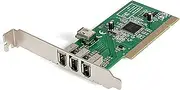 StarTech.com 4 Port PCI 1394a FireWire Adapter Card - 3 External 1 Internal