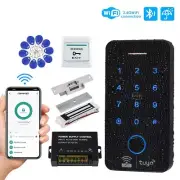 Digital Smart Door Lock Fingerprint Keypad Access Control Waterproof Strike Kits