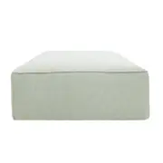[James Lane] Riley Linen Oatmeal Modular Small Ottoman