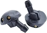 Rynplex 2Pcs Front Windshield Wiper Washer Jet Nozzle, for Renault, for Dacia, Megane Scenic MK1 Duster Sandero Logan 7700846456 windscreen Washer Jet Windshield Washer Nozzle