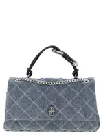 [Marc Jacobs] Marc Jacobs-The Quilted Denim Dual Borse A Spalla E Tracolla Blu-Donna OS