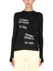 [Opening Ceremony] Opening Ceremony-Crew Neck Sweater-Donna M