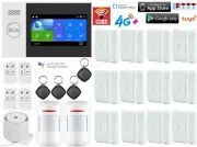 R10 WiFi 4G GPRS Tuya APP Wireless Home Security Alarm System+Alexa+Google Home