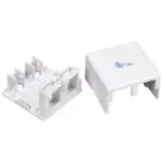 Lot10 Double Hole SURFACE Mount Keystone Wall Box,2 Jack/Port for Cat5e/6$SHdi{W