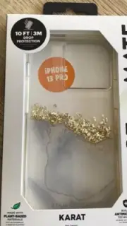 NEW Case-Mate Karat Marble Case for iPhone 13 Pro Mobile Cover 6.1" -Easter Sale