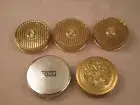 Lot of COTY Mirrored Sub-Deb Airspun Mini Rouge Compacts Unused