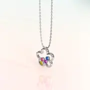 Krystal Flora Necklace Embellished With SWAROVSKI® Crystals