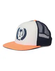 [Goorin Brothers] Totally Radical Summer Baseball Cap Hat in White/Blue/Orange