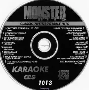 Classic 70' 80's Male Monster Hits Karaoke CD+G 1013 Billy Joel,Elton John,Queen