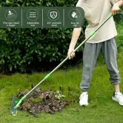 Thatch Rake Double Sided Lawn Thatching Rake with 66.9 Inches Stainless qiDy∫