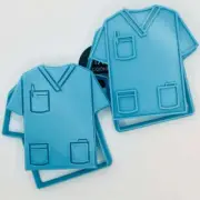 Scrubs Nurse / Doctor - Cookie cutter and embosser stamp set *FREE AUS POST*